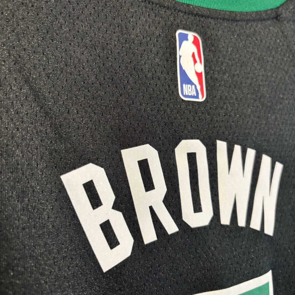Boston Celtics Jaylen Brown Jersey Jordan Statement Swingman Small 40 Amica NBA - Picture 12 of 16